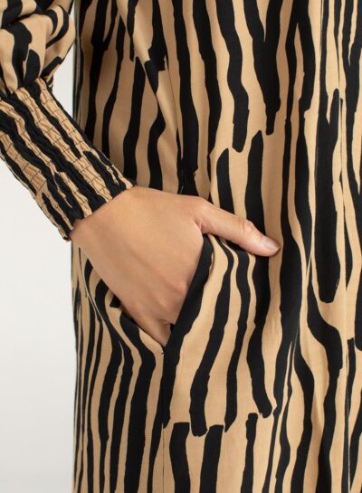 Blousejurk met zebradessin