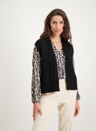 signe nature gebreide gilet