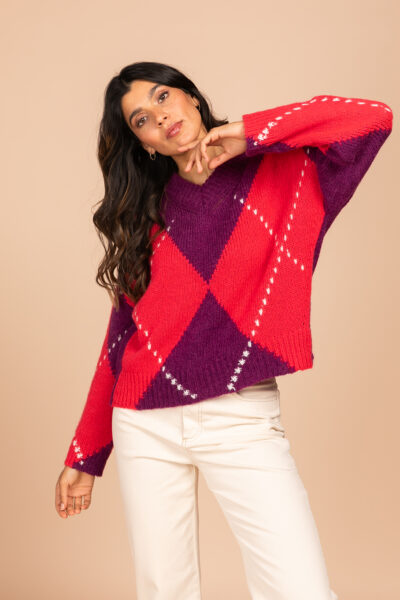 four roses gebreide sweater