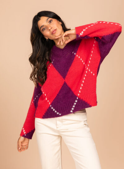 four roses gebreide sweater