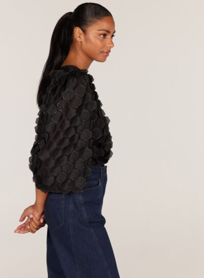 Zwarte top