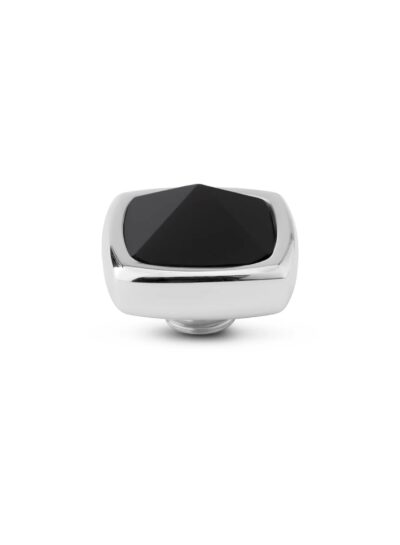 Melano Vivid Boxy CZ Steentje – Black