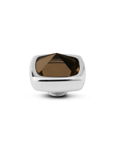 Melano Vivid Boxy CZ Steentje – Coffee