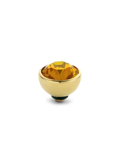 Melano Twisted Basic CZ Steentje 6 mm – Orange