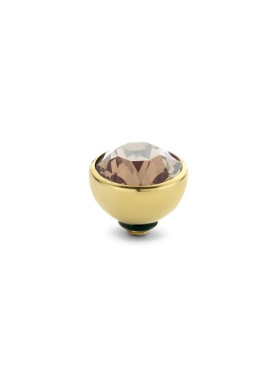 Melano Twisted Basic CZ Steentje 6 mm – Salmon
