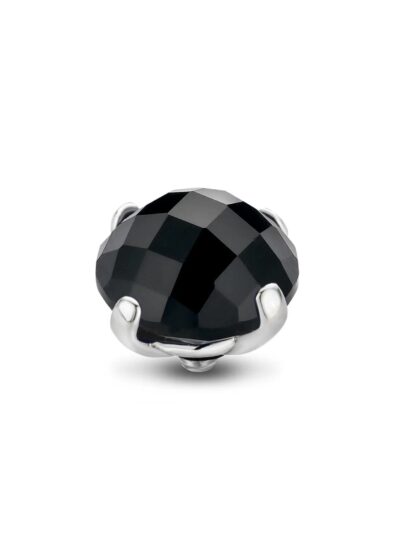 Melano Twisted Facet Bold Steentje – Jet Black