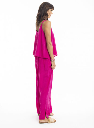 Comfortabele broek met wijde pijpen