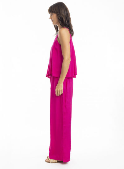 Comfortabele broek met wijde pijpen