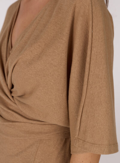 Wikkelshirt Fauve
