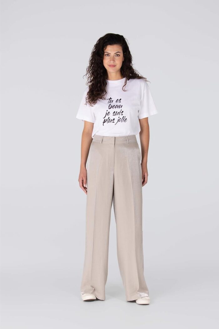 Glanzende broek Dara - Afbeelding 4