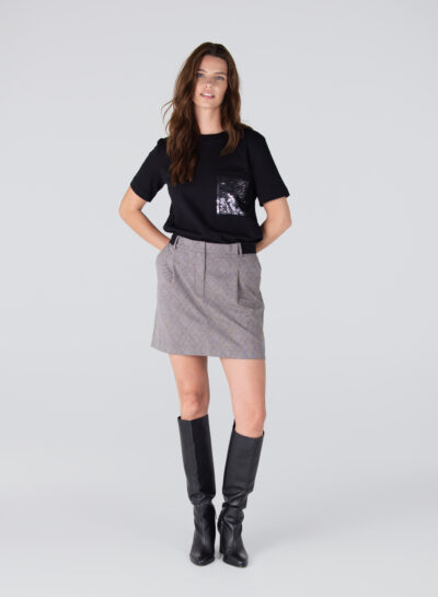 Dani rokje met logo tailleband