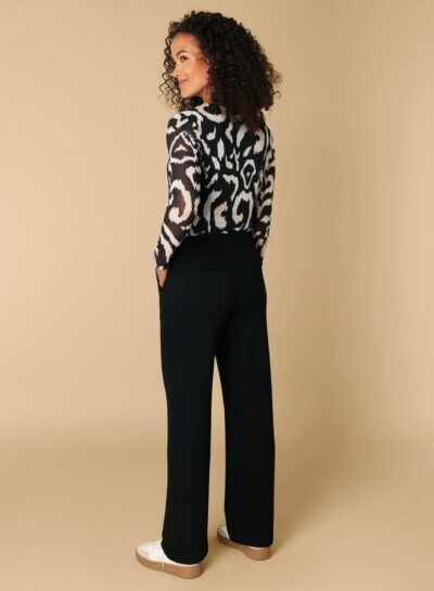 Top Rafaella met mesh mouwen