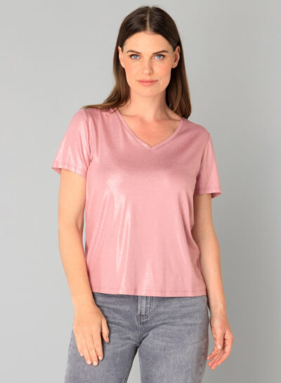 Jersey t-shirt Genelia Essential – Dark Rose