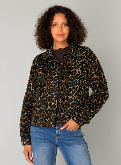 Jasje met animal print yest