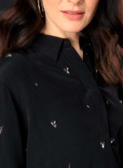 Zwarte blouse Doris