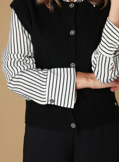 Gebreid vest Stella