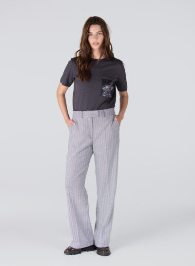 Bionda pantalon met wijde pijp