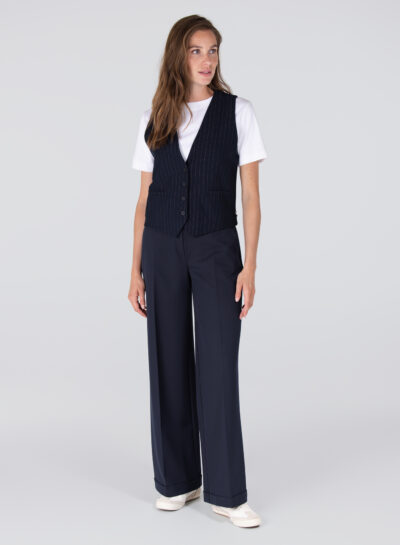 Coco lurex krijtstreep gilet