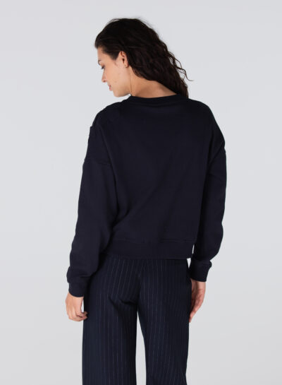 Gaby sweater met bloemdetail