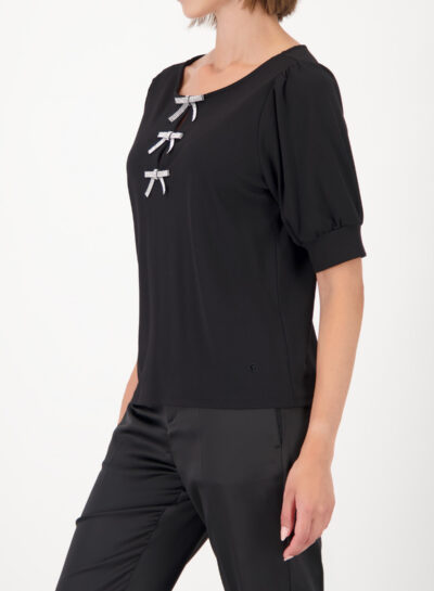 Sweatshirt met strikjes detail