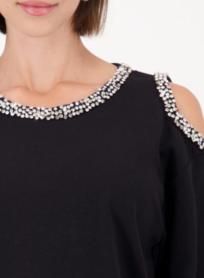Sweatshirt met cut-out