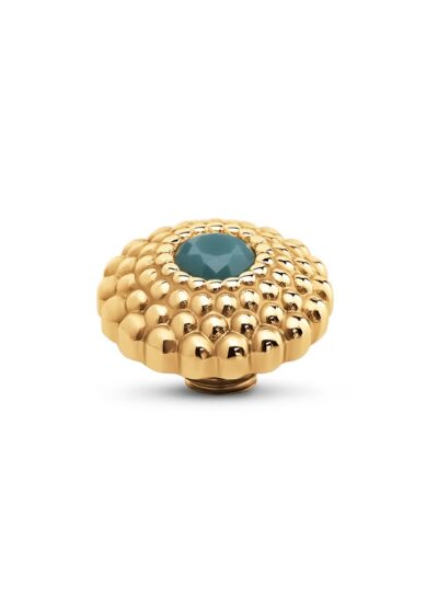 Melano Vivid Lotus CZ Steentje – Retro Blue