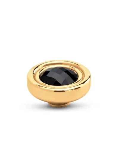 Melano Vivid Button Steentje – Black