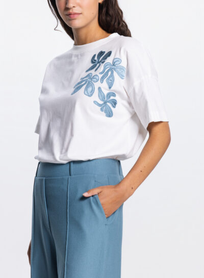 Riley t-shirt met bloemenprint
