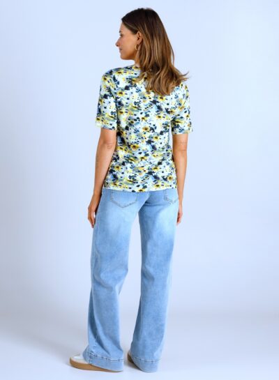 T-shirt met bloemenprint
