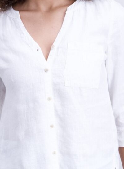 Witte linnen blouse