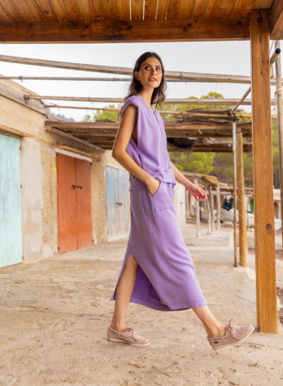 Midi rok in molleton