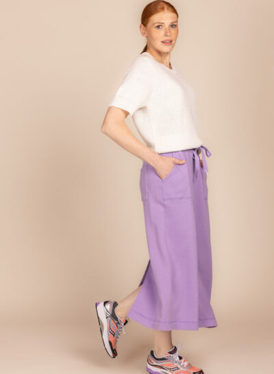 Midi rok in molleton