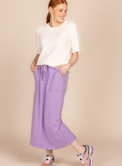 Midi rok in molleton