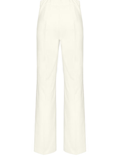 Geklede broek met elastische taille