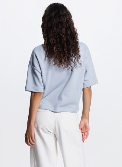 Noa sweater met bloemdetail