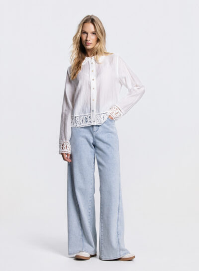 Paulina blouse in off white
