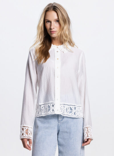 Paulina blouse in off white