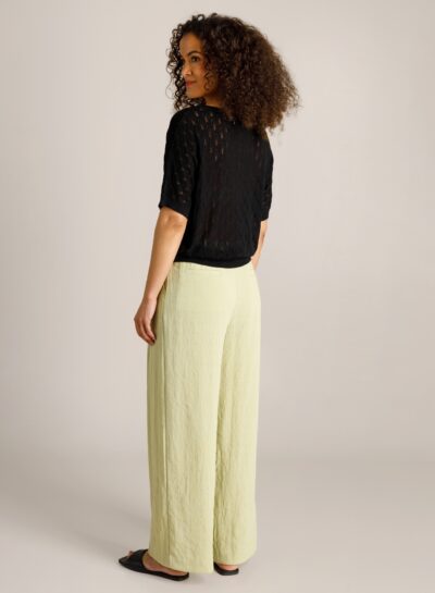 Ajour top met boothals