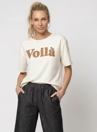 T-shirt met opdruk monari