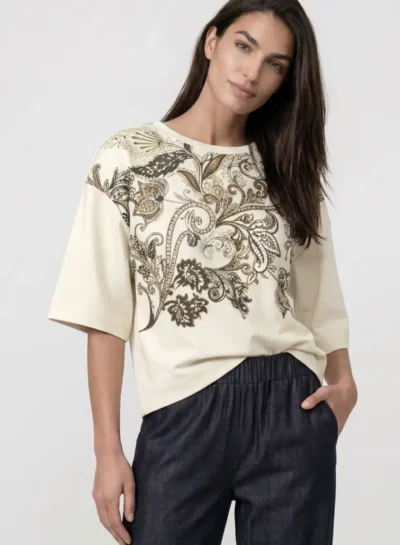 Sweatshirt met paisleypatroon monari