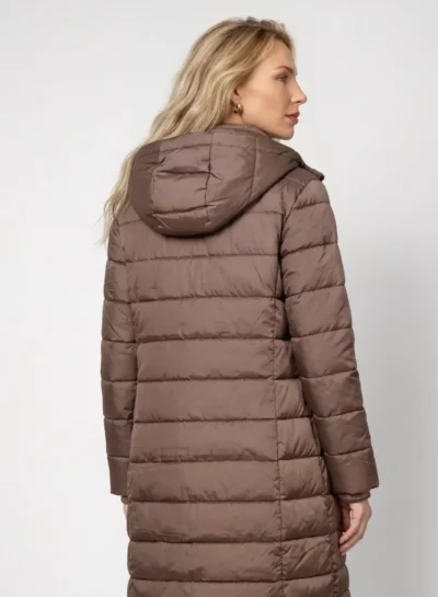 Gevoerde jas met lurex