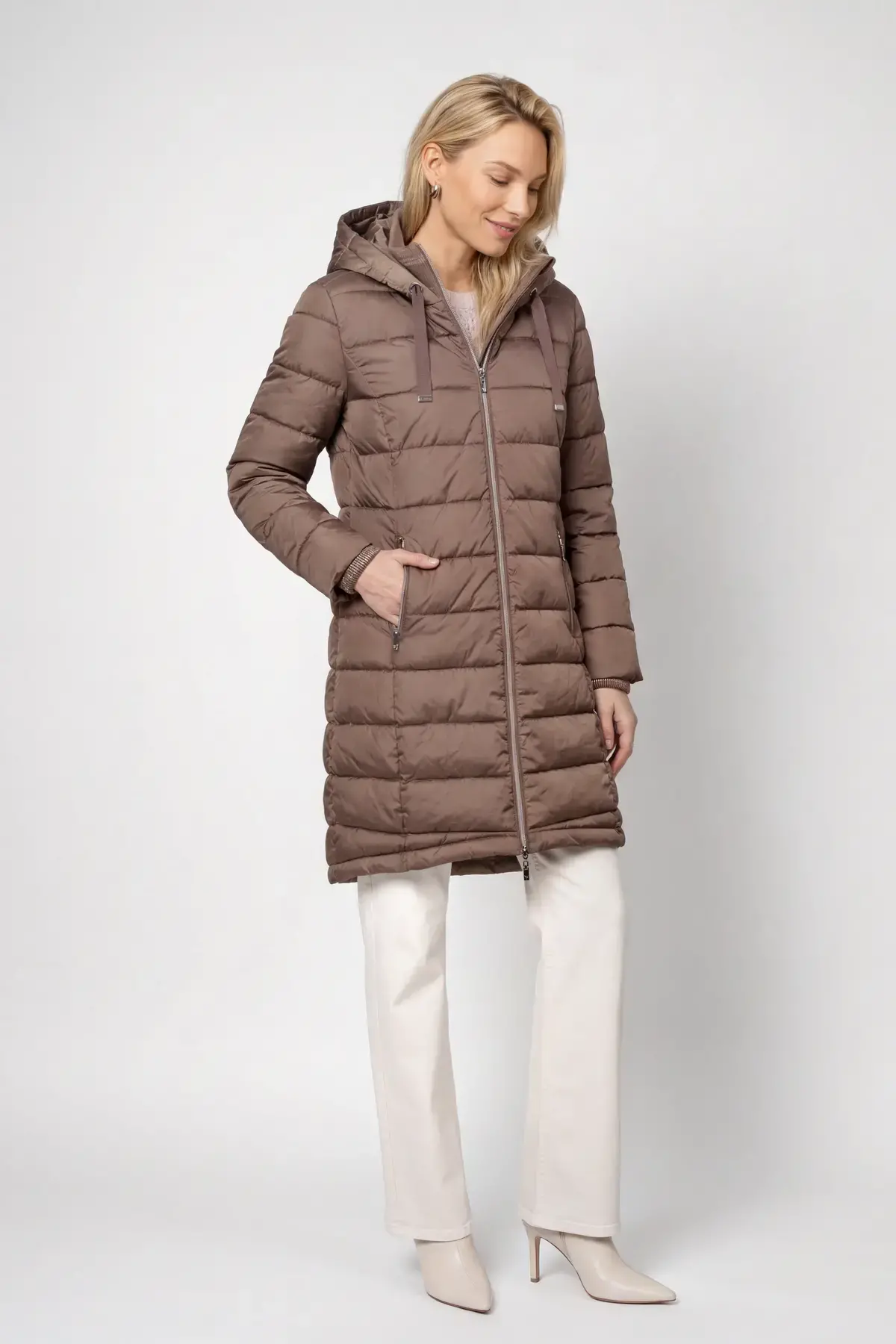 Gevoerde jas met lurex - Afbeelding 5