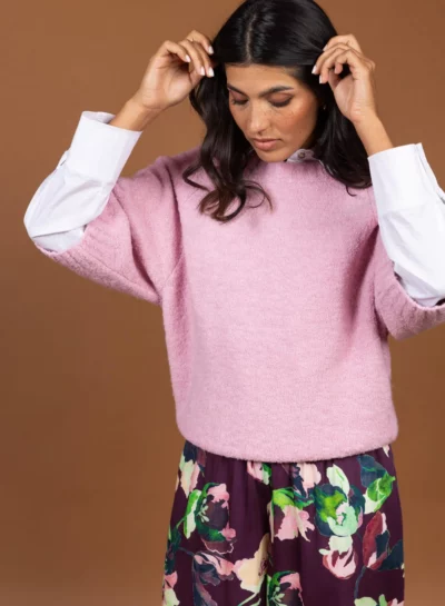 Wijde broek met kleurrijke print