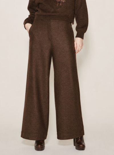 Wide leg broek