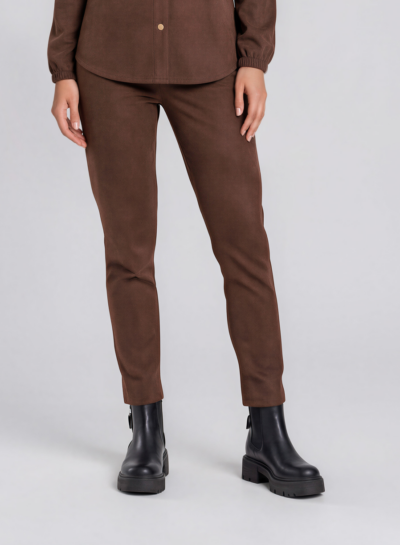 Rechte broek met elastische taille