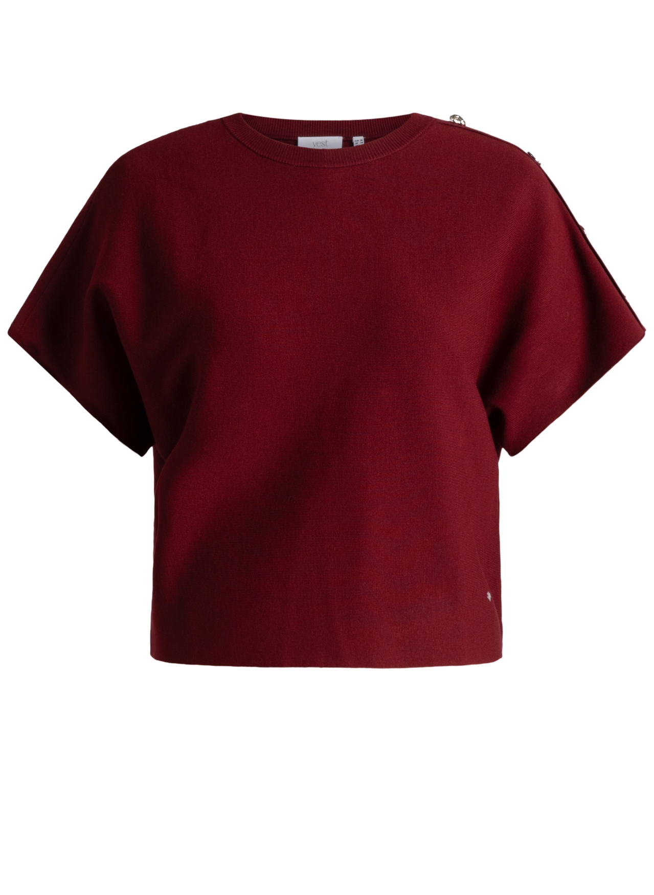 Korte trui in wine red - Afbeelding 5