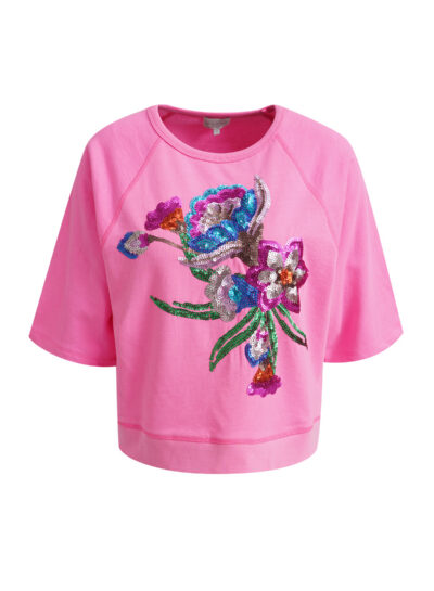 Sweater met kleurrijke bloemen