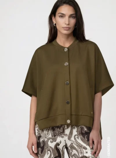 Cape met knoopsluiting