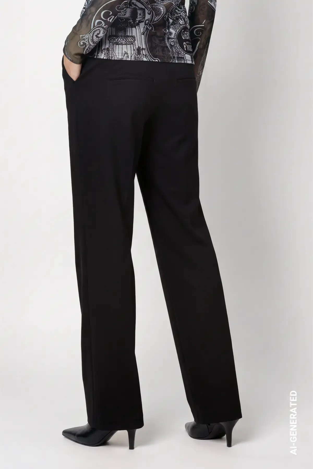 Broek met letters band - Afbeelding 3