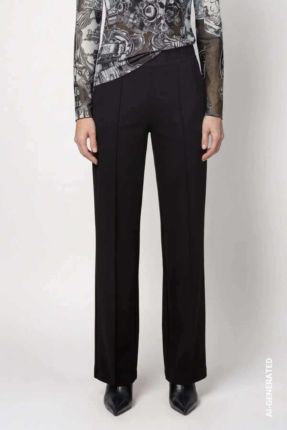 Broek met letters band monari